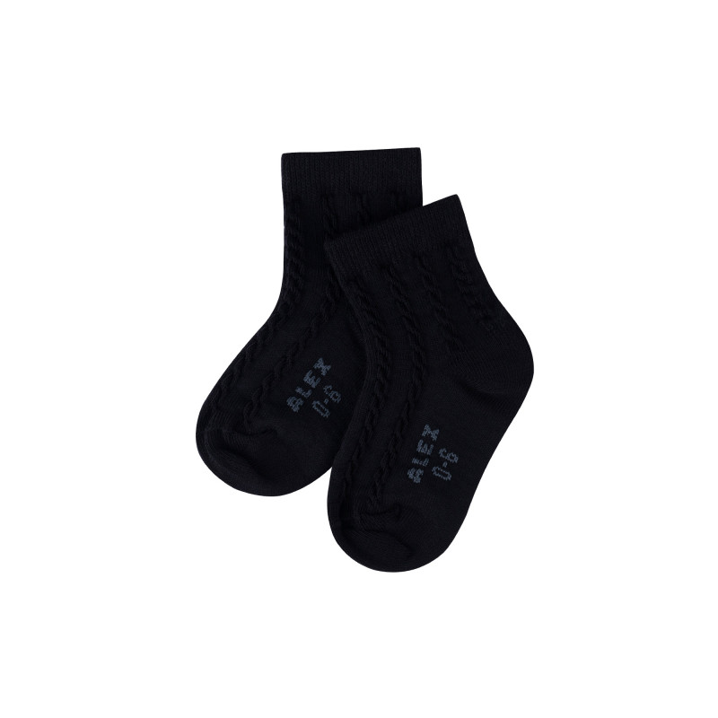 Նորածնի գուլպա հյուսքային նախշերով